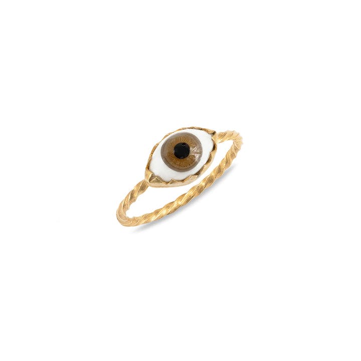 Brown Eye Ring